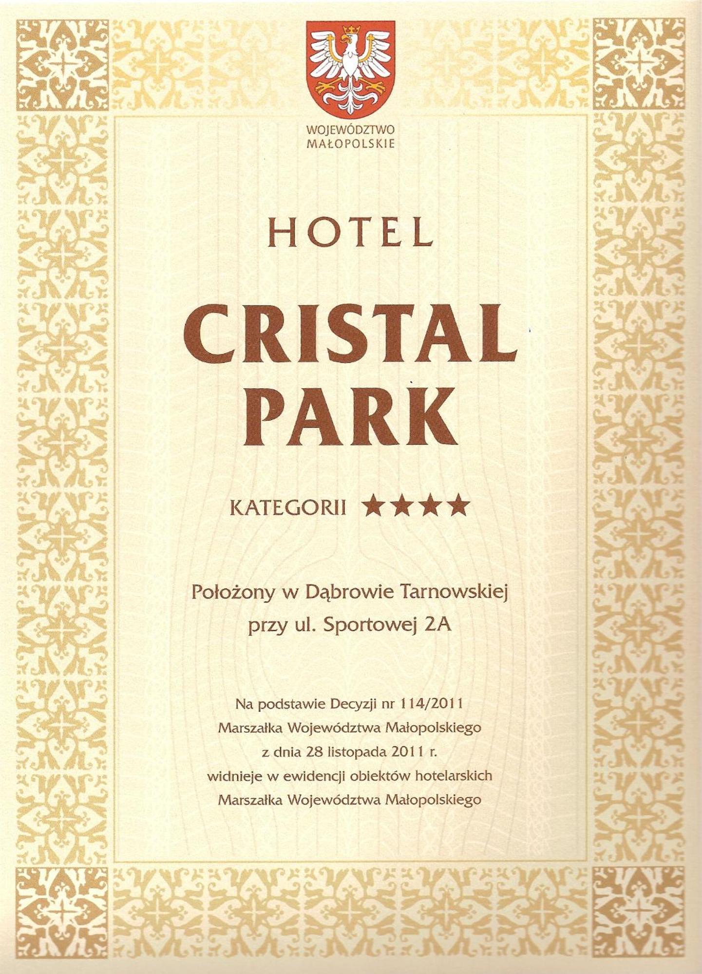 Hotel Cristal Park Dąbrowa Tarnowska Dış mekan fotoğraf